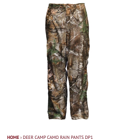 Gamehide Camouflage Pants Deercamp Camo Rain Pants DP1 kids boy/girl - Picture 1 of 13